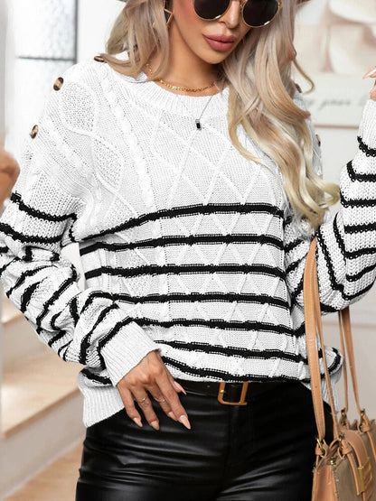 Maglione dal design curato