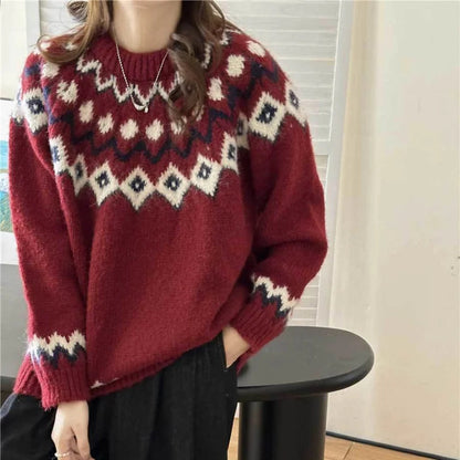 Maglione in stile vintage senza tempo