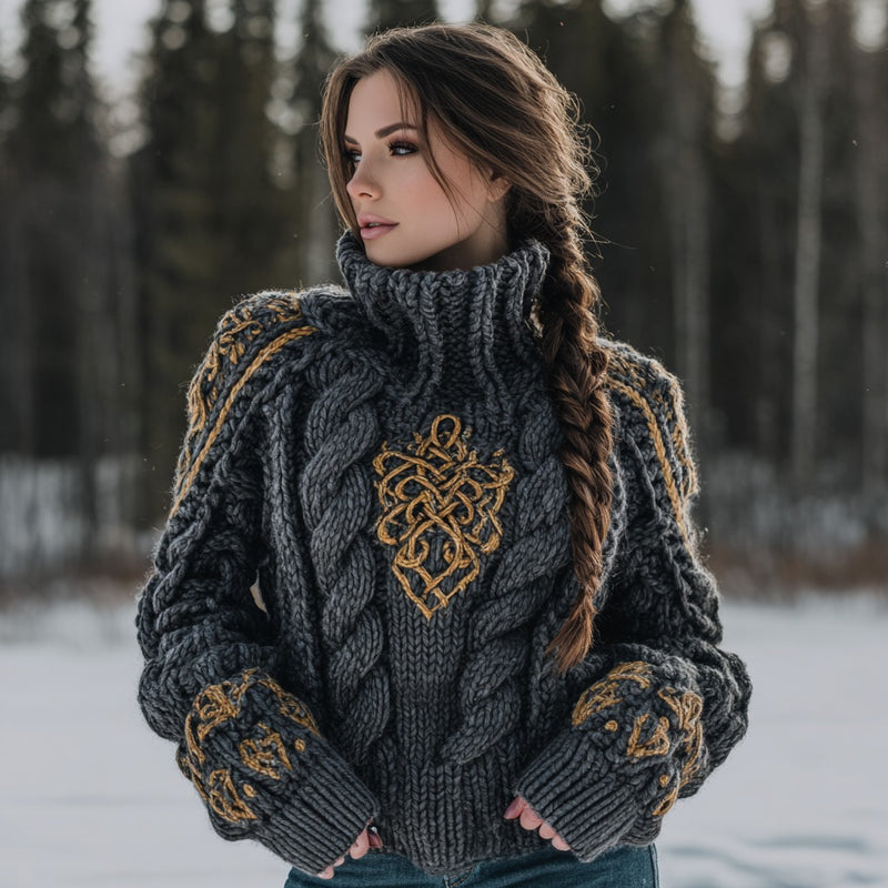 Maglione dal design curato