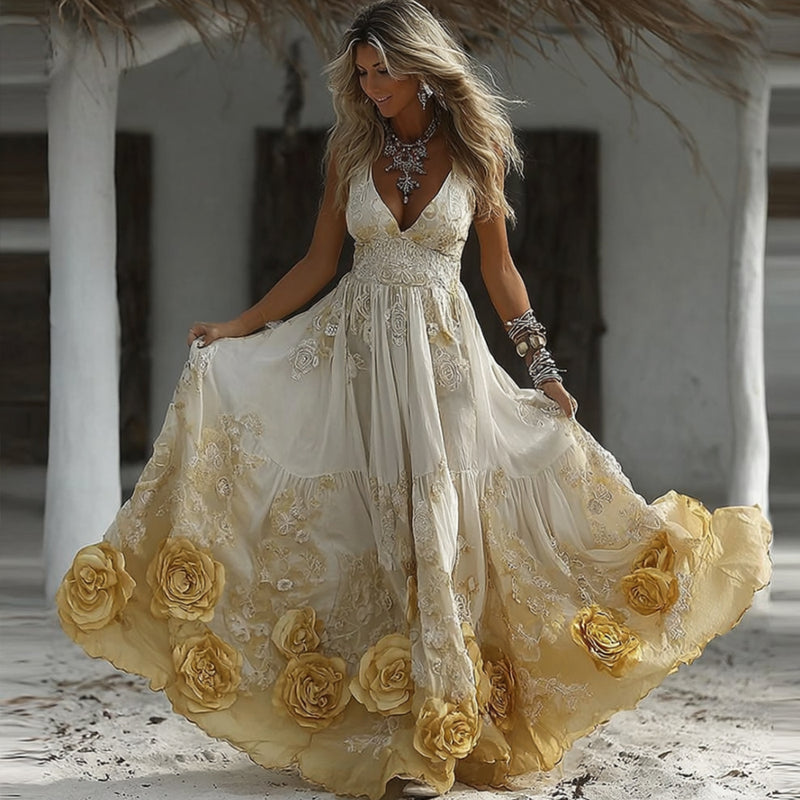 Vestito dal design curato
