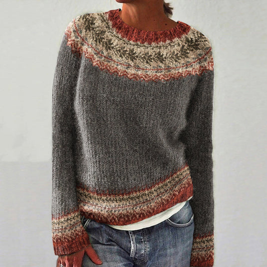 Vintage Tribal Icelandic Knit Pullover Sweater elevenforest