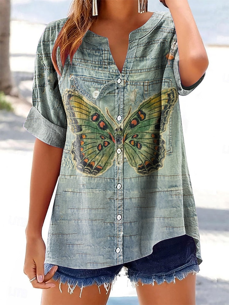 Camicia in stile vintage senza tempo