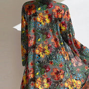 ER | Bikini 3 pezzi a fiori con copricostume