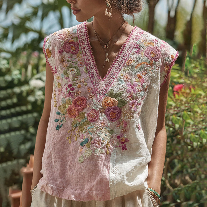 Top ispirato al vintage