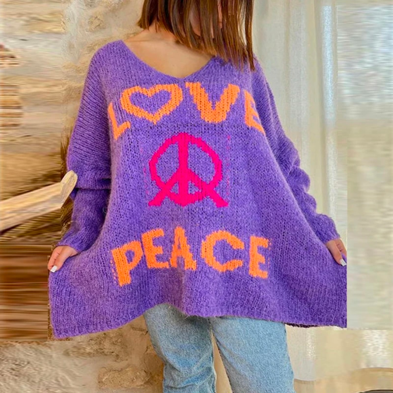 Maglione dal design curato