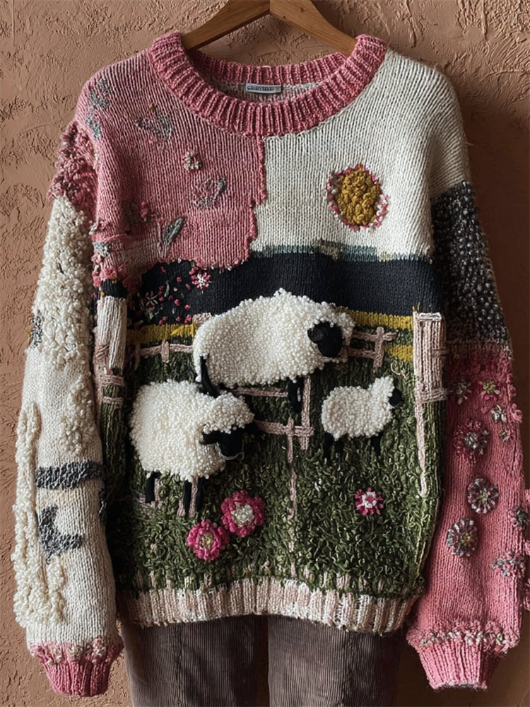 Maglione dal design curato
