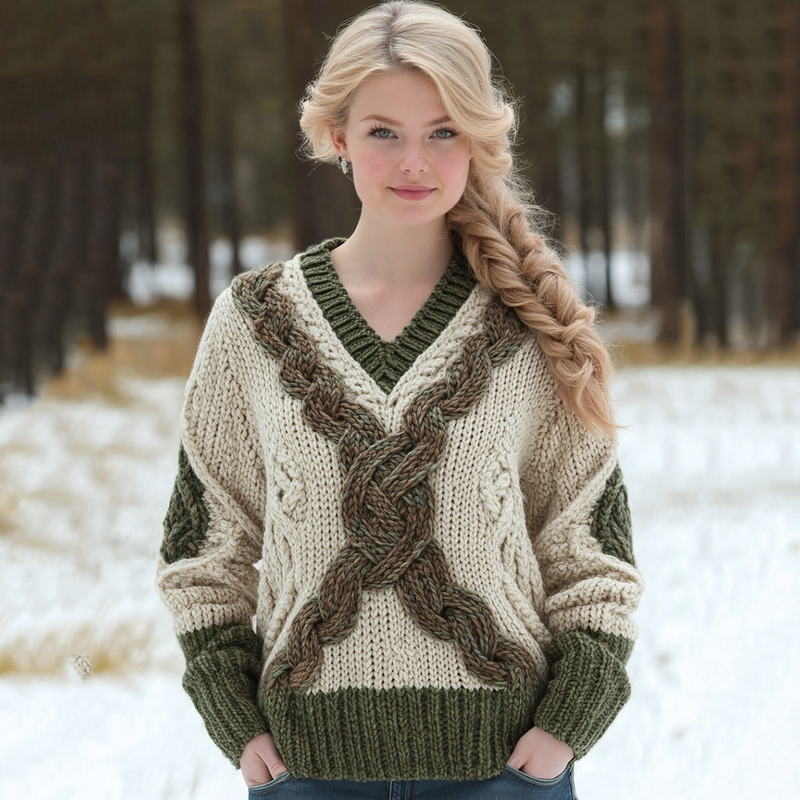 Maglione dal design raffinato