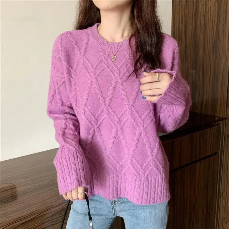 Maglione dal design curato