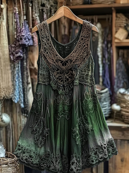 Vintage Viking Gradient Tribal Pattern Comfy Tank Top artswardrobe