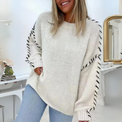 Maglione dal design curato