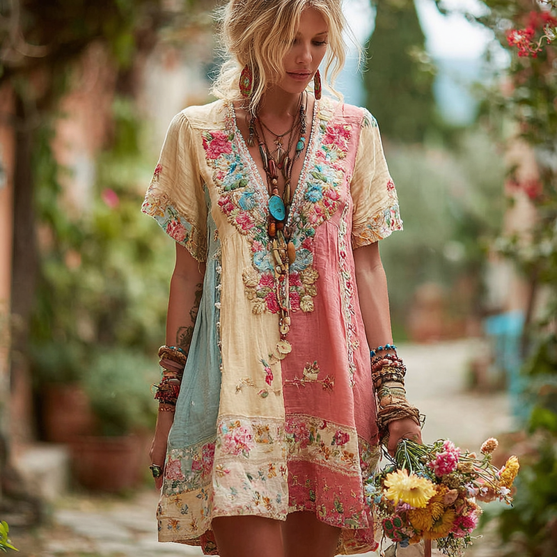 Vestito dal design curato