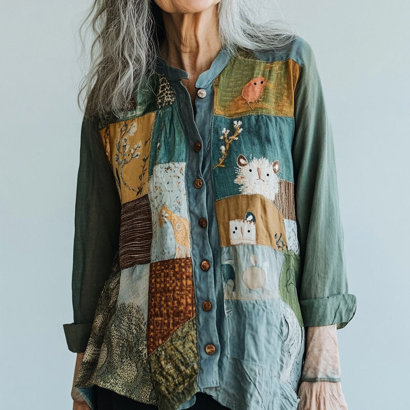 Camicia in stile vintage senza tempo