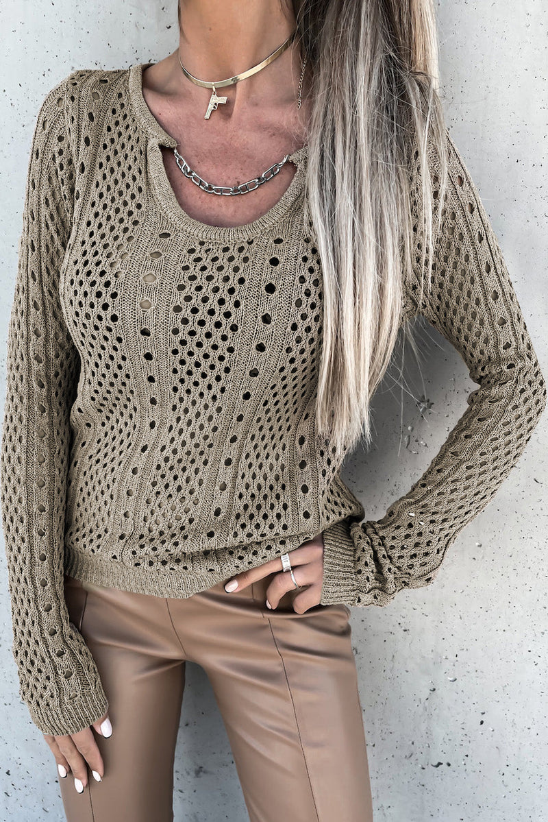 Maglione dal design curato