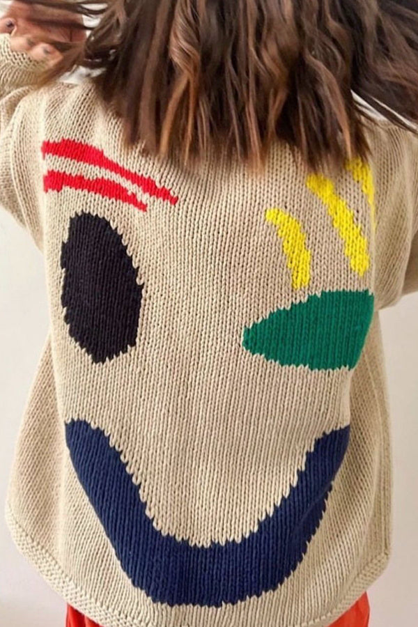 Maglione dal design curato