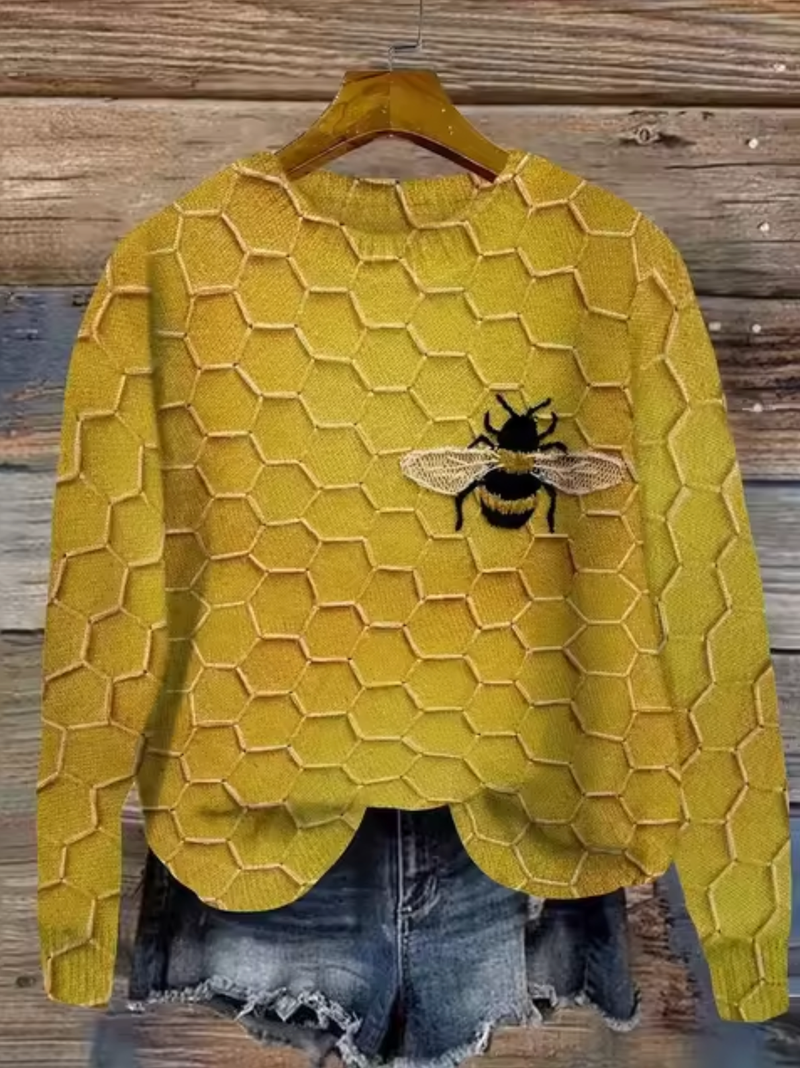 Maglione dal design curato