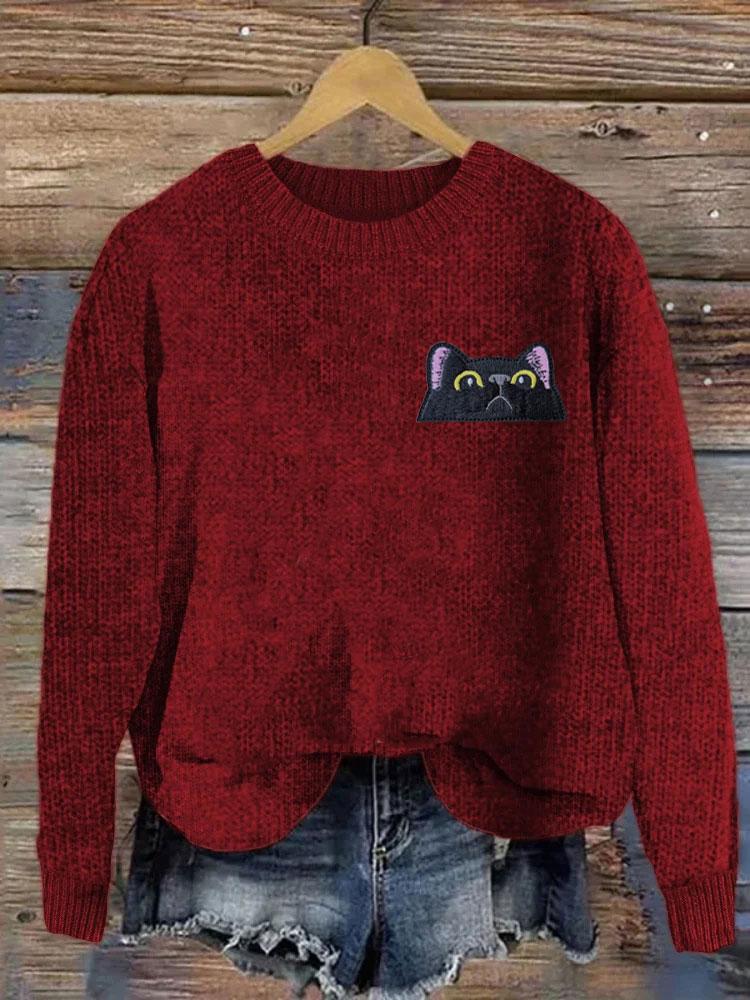 Maglione dal design curato
