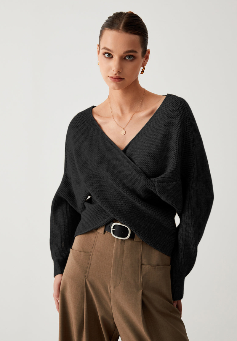 Maglione dal design curato