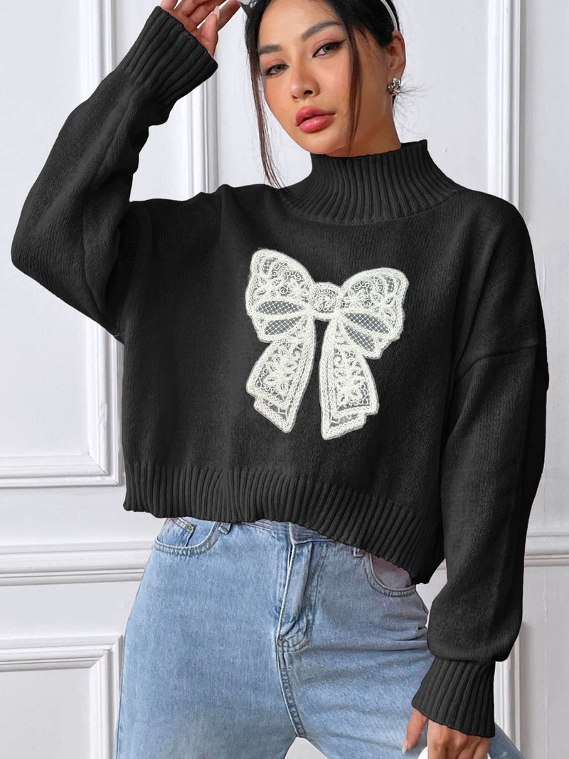 Maglione dal design curato