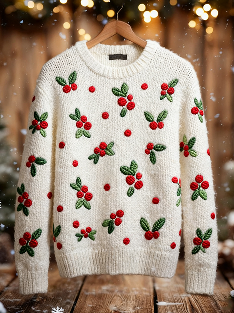 Maglione dal design curato
