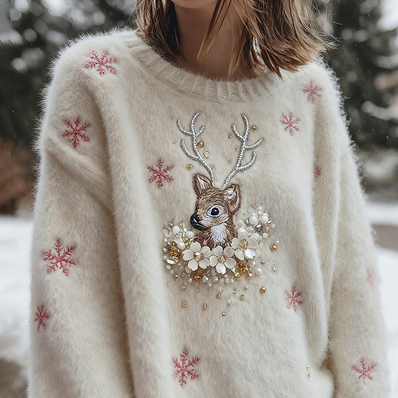 Maglione dal design curato