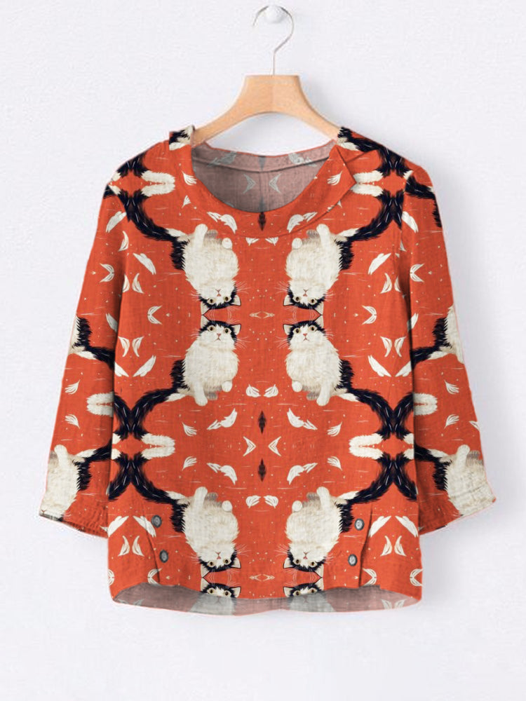 Camicia in stile vintage senza tempo