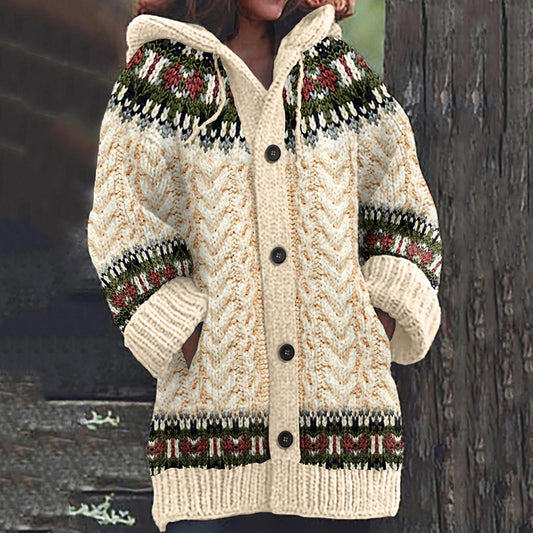 Vintage Fairman Island Knit Jacquard Cardigan Sweater elevenforest