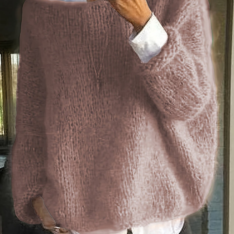 JO | Maglione oversize comodo lavorato a maglia