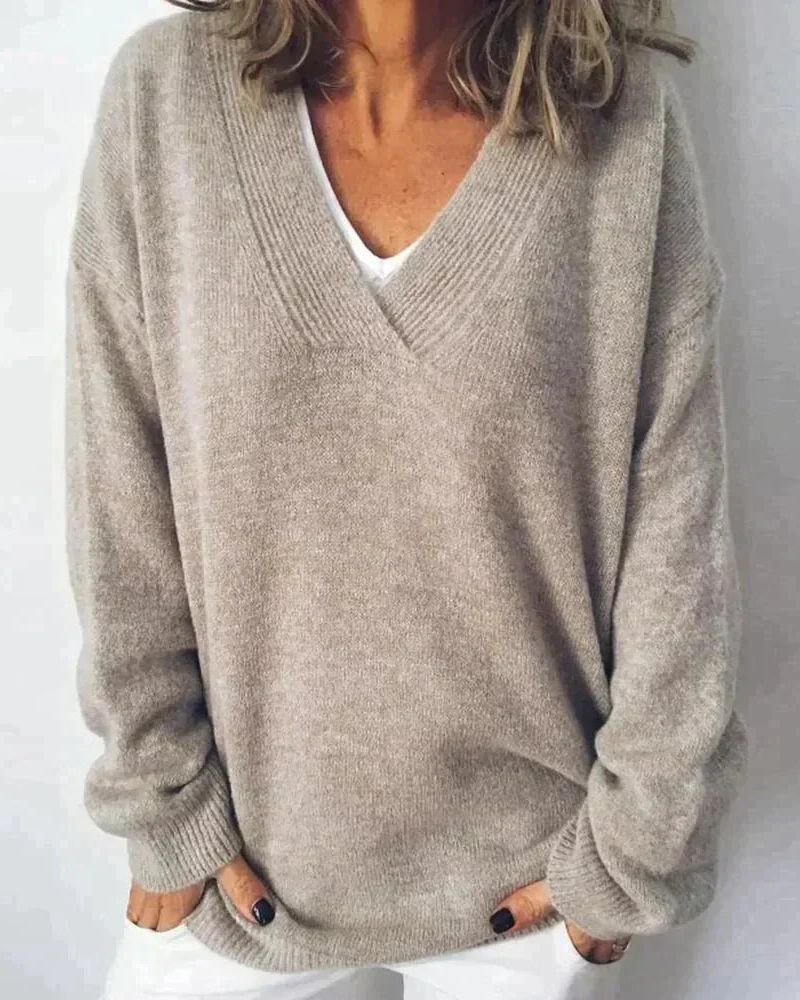 Maglione dal design curato
