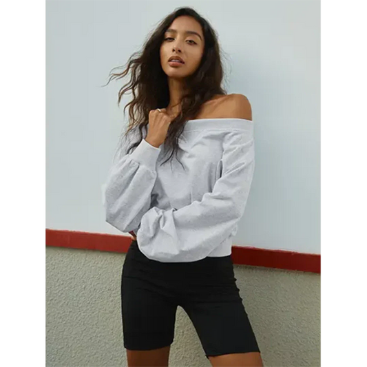Jimena® | Casual off-the-shoulder sweater
