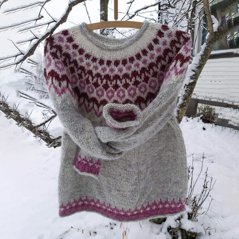 Maglione dal design curato