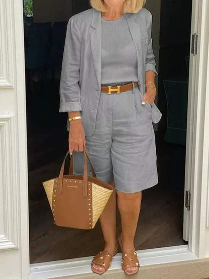 LP | Blazer elegante e pantaloncini - Elegante - Ideale per le giornate calde