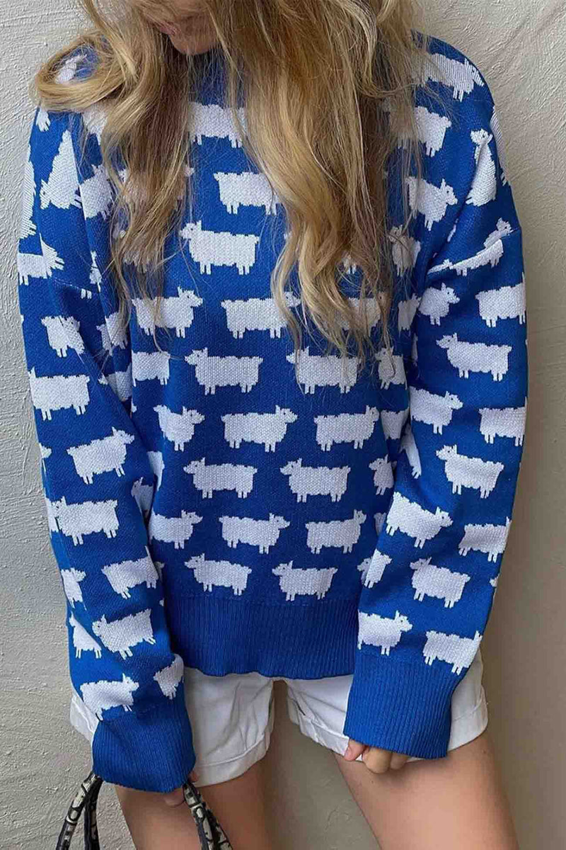 Maglione dal design curato