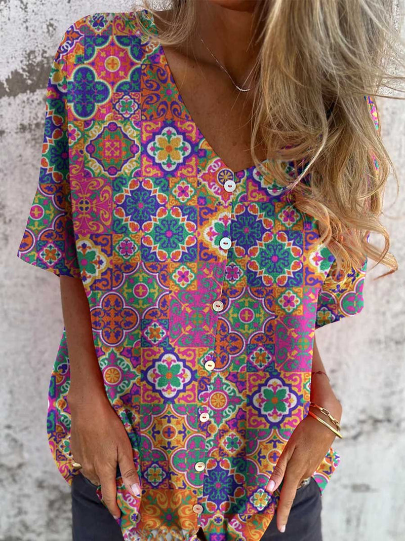 Camicia in stile vintage senza tempo