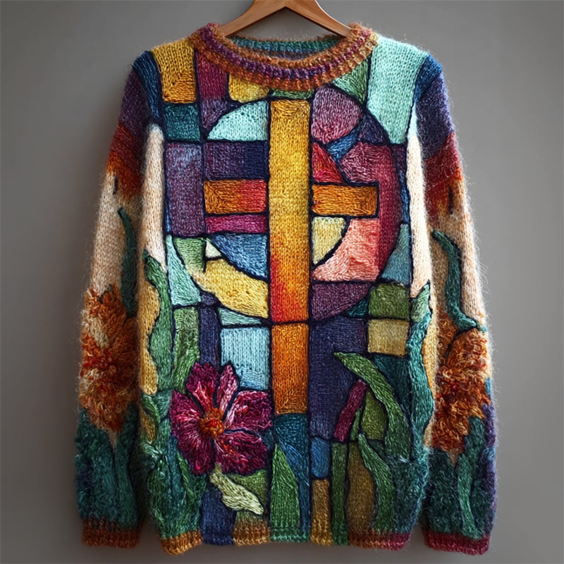 Maglione dal design curato