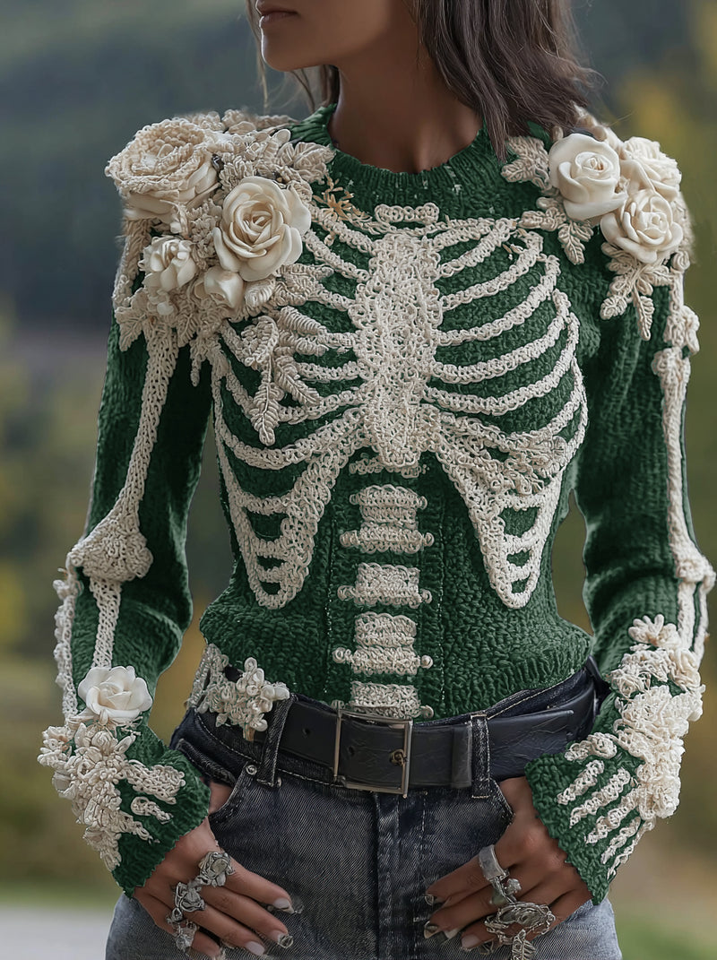 Maglione dal design curato
