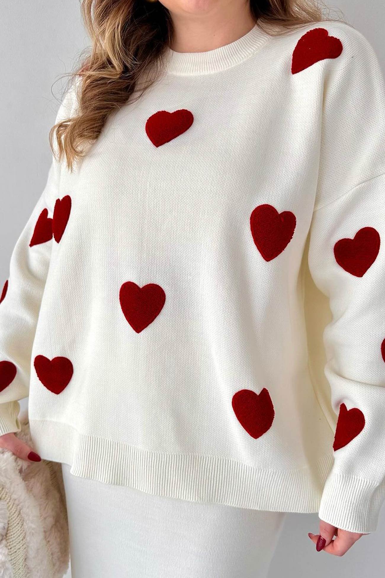 Maglione dal design curato
