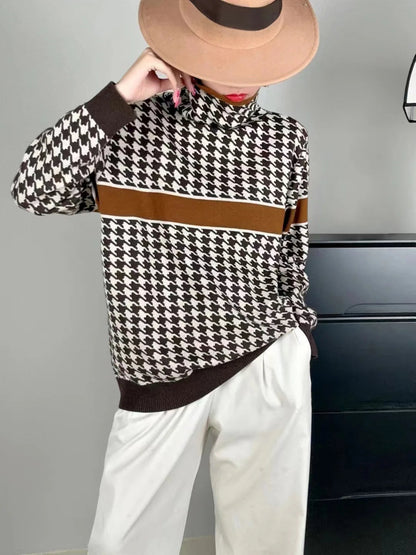Maglione in stile vintage senza tempo