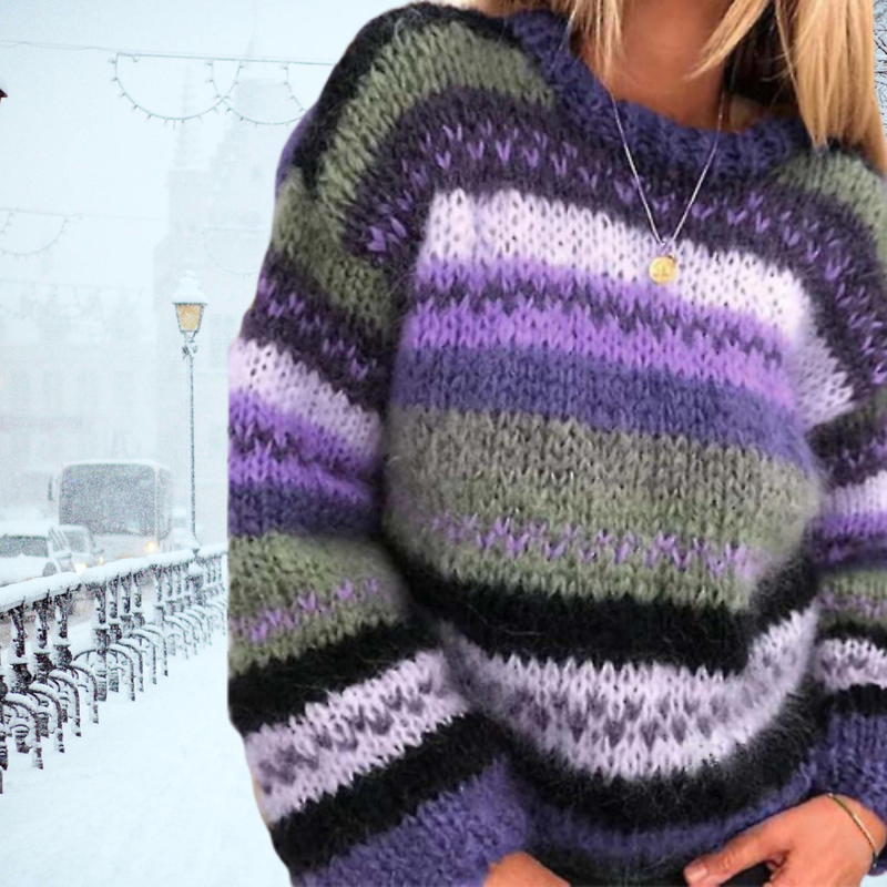 Maglione dal design curato