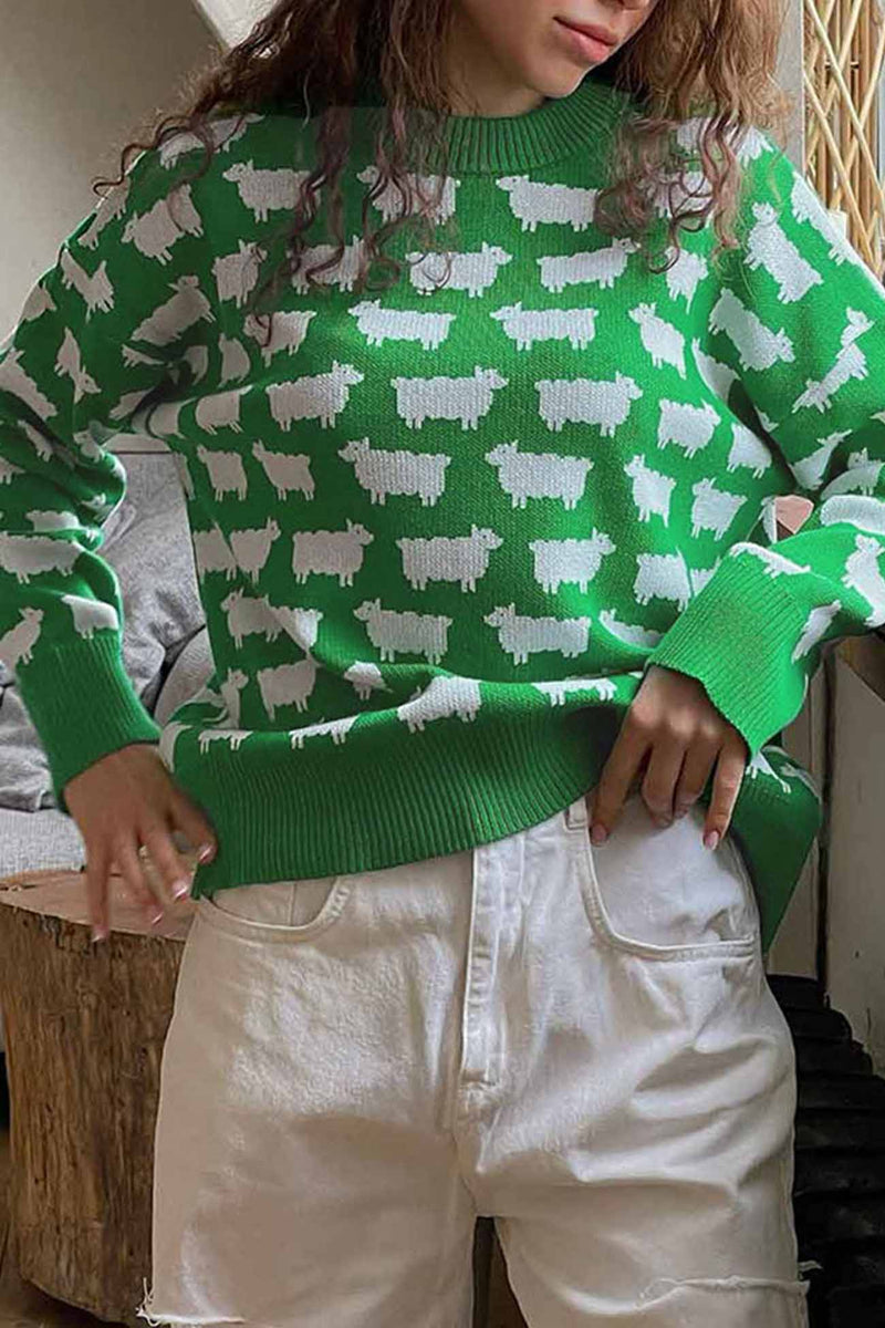 Maglione dal design curato