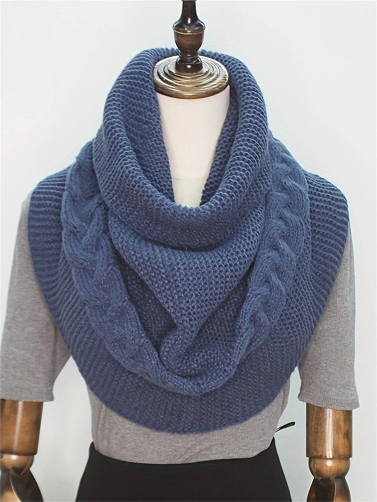 Vintage Cable Knit Cozy Scarf artswardrobe