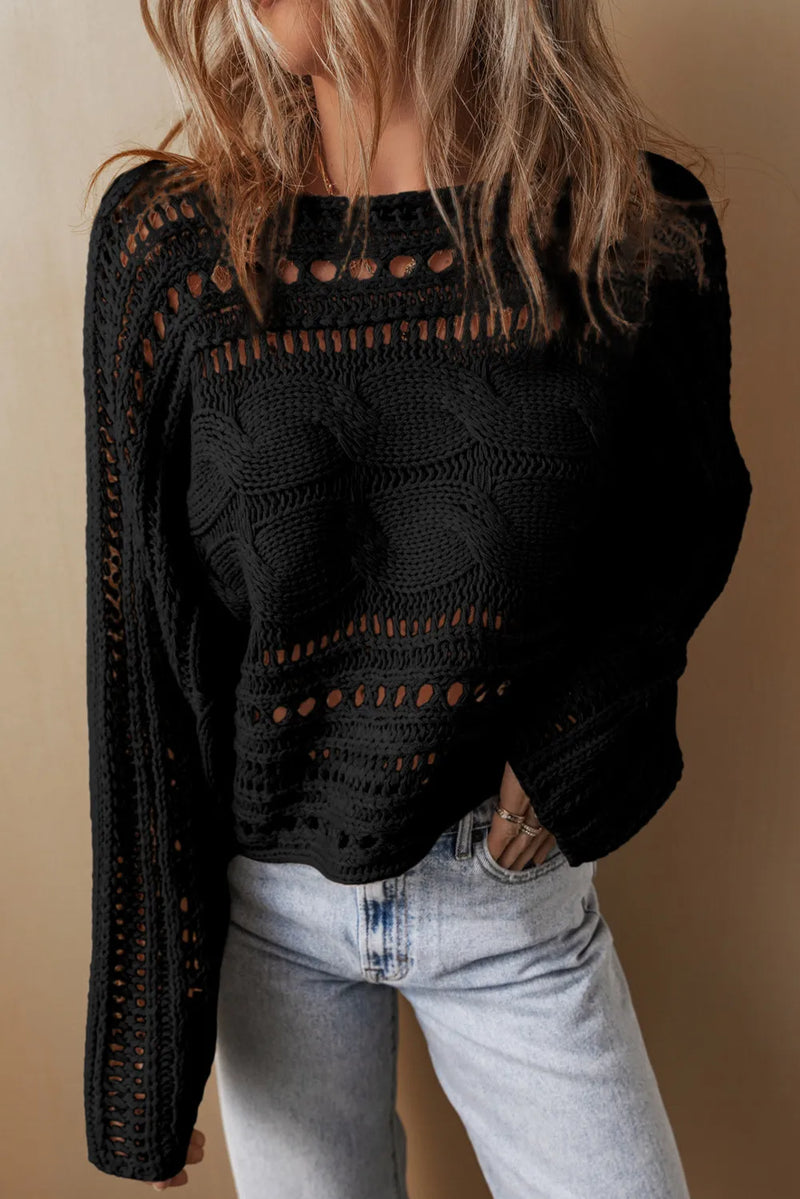 Maglione dal design curato