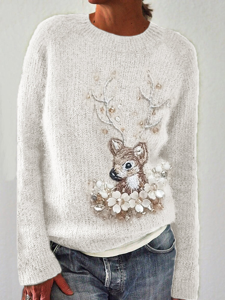 Maglione dal design curato
