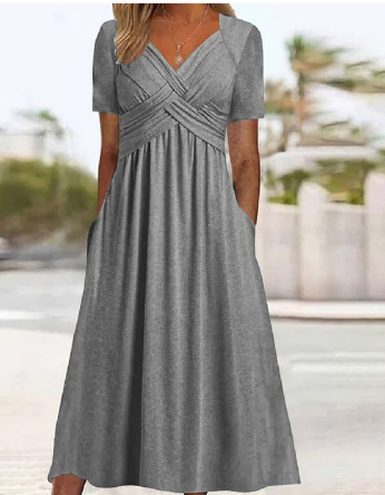 ER | Abito semplice con scollo a V