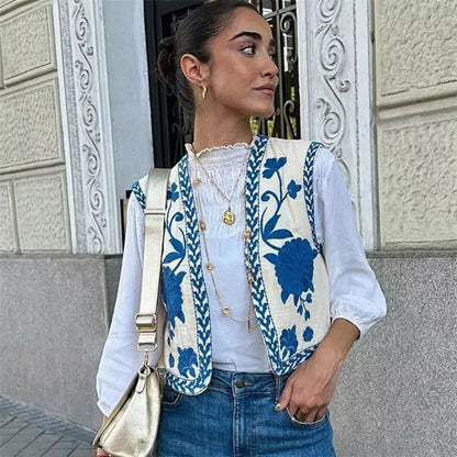 LP | Gilet a fiori
