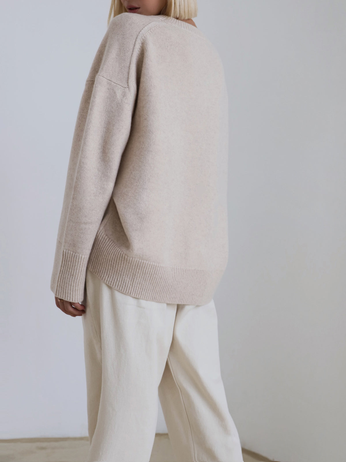 Maglione dal design curato