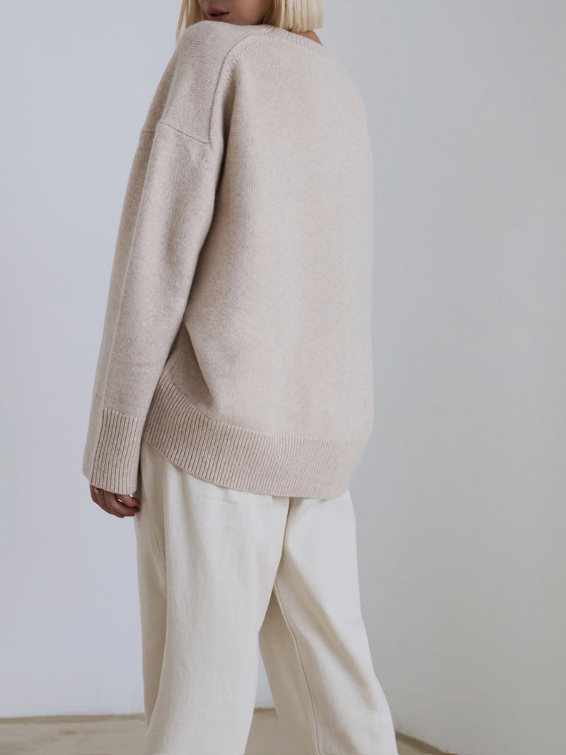 Maglione dal design curato