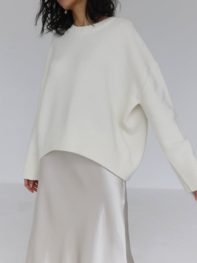 Maglione dal design curato