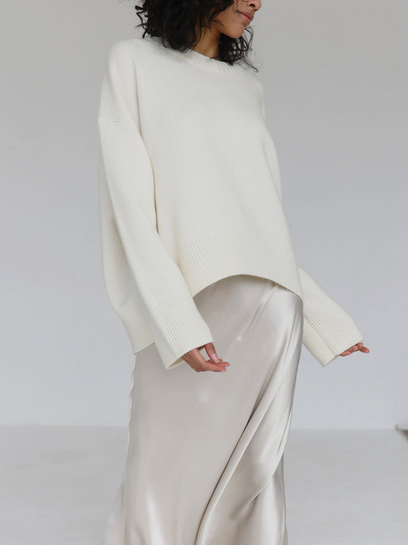 Maglione dal design curato