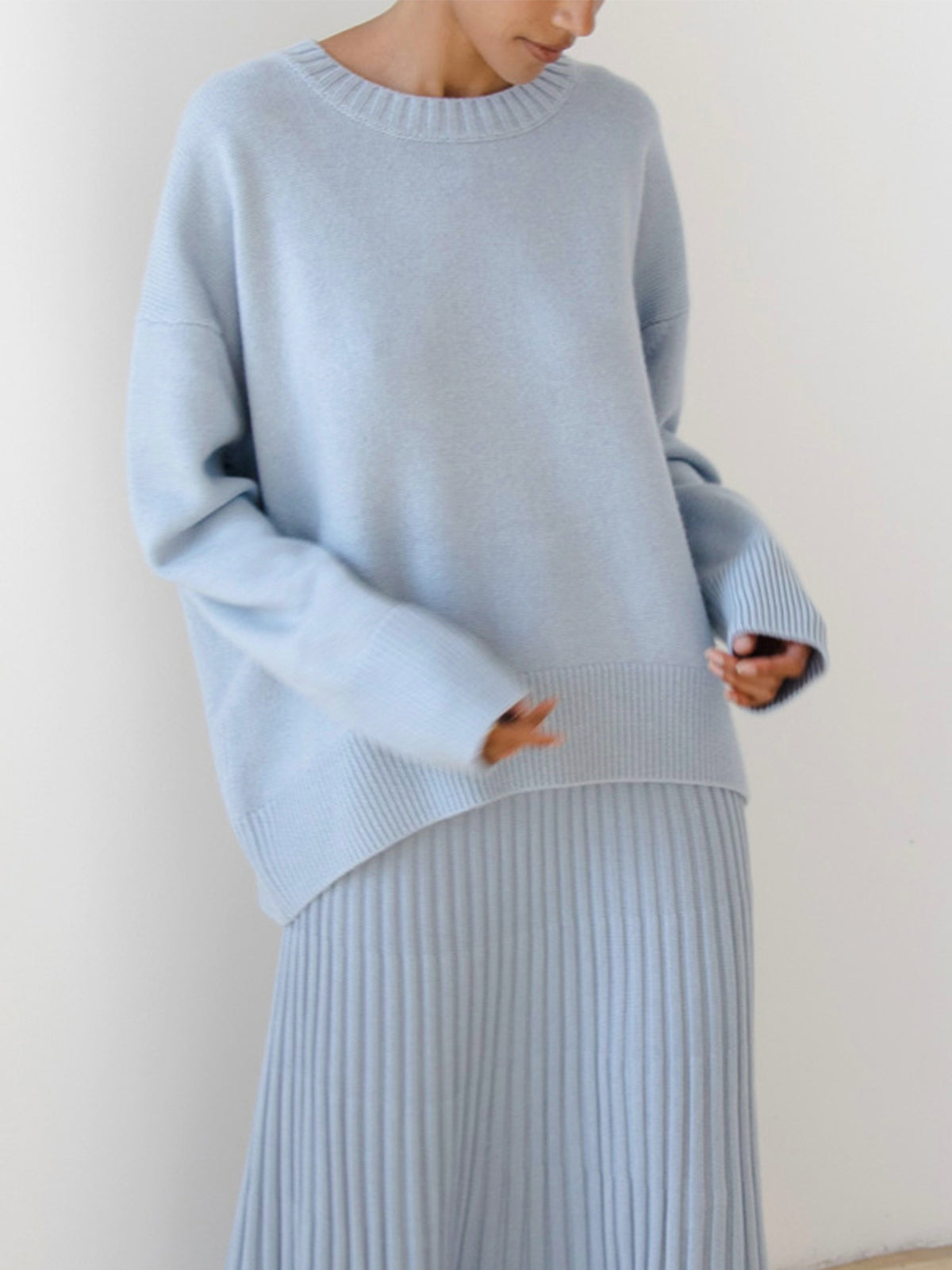 Maglione dal design curato