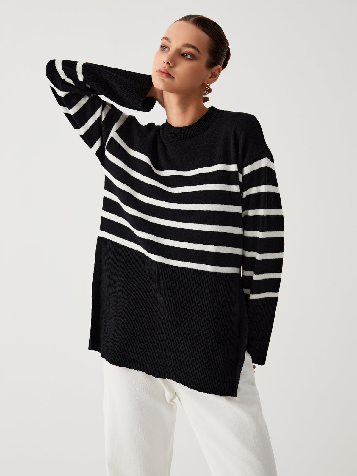 LP | Maglia oversize a righe
